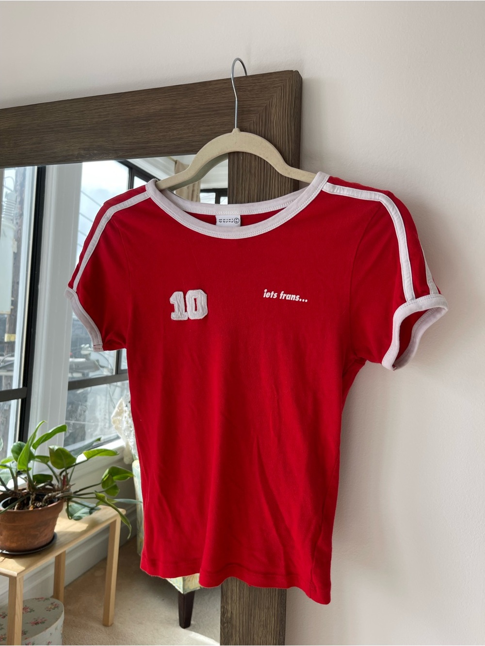 iets frans Sporty Ringer Tee